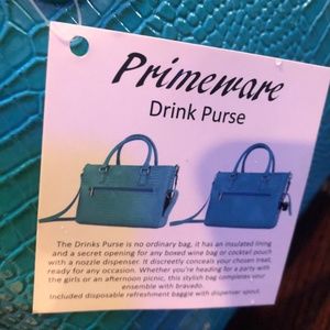 Blue Primeware Drink Purse w/ 2 NEW 3L Bladder Bags | Thermal Hot & Cold Storage